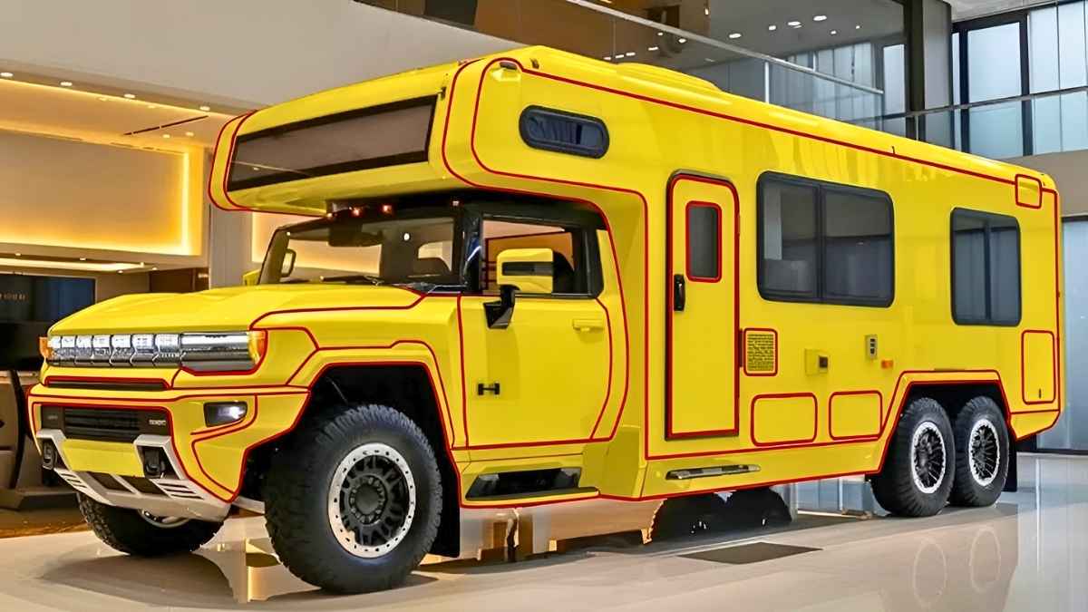 Hummer H1 Motorhome Specifications Rugged Design Luxury Cabin and Off Road Capability